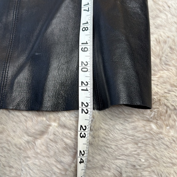 Antonio Melani | Black Leather Sleeveless Top - Picture 6 of 11